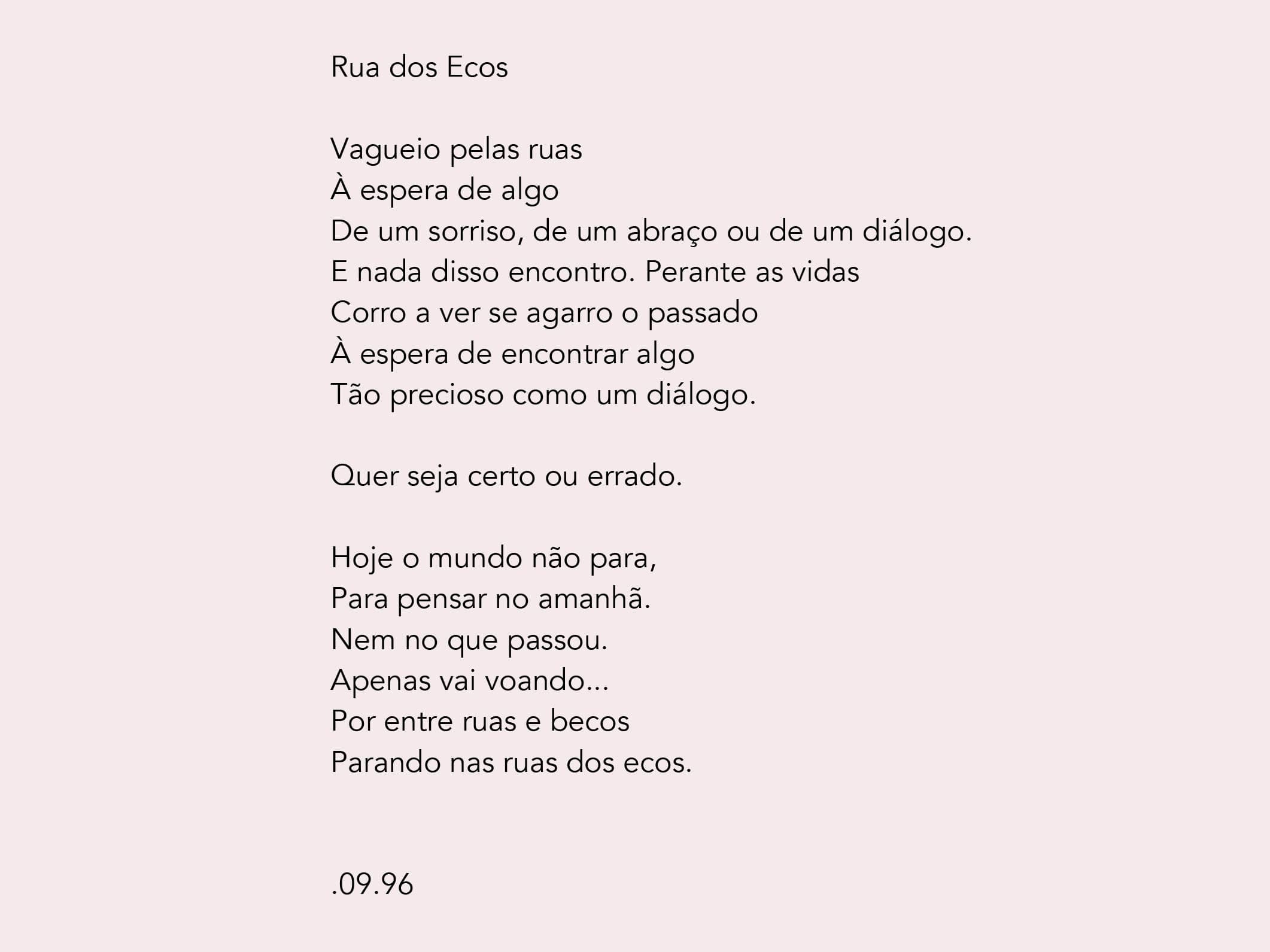`Rua dos Ecos`